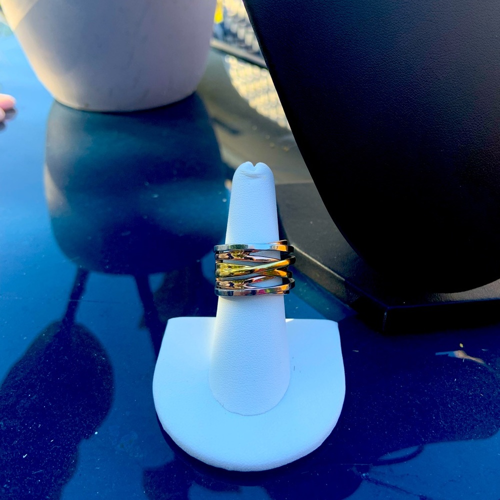 Stainless Steel 3 tone ring